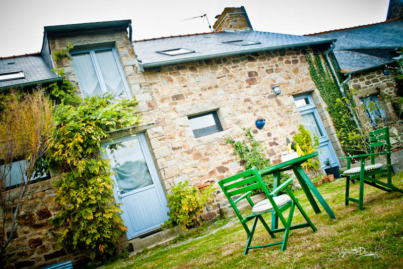 Vue Gîte et sa terrasse